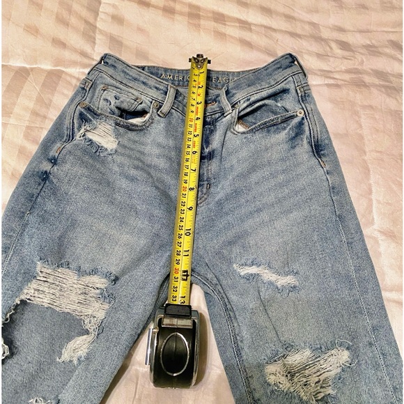 American Eagle size 0 skinny jeans with rips - Picture 10 of 16